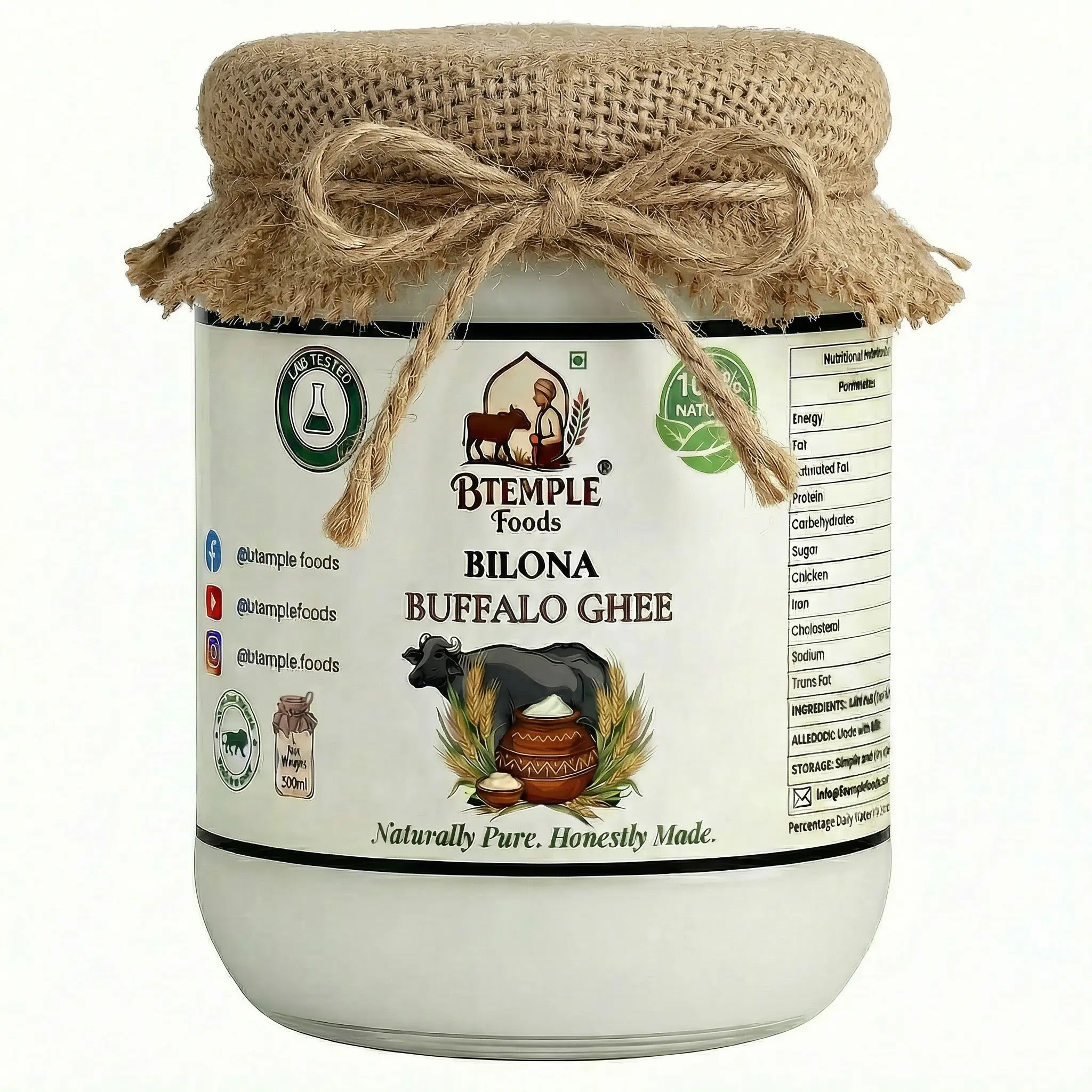 Buffalo Ghee - Made From Curd